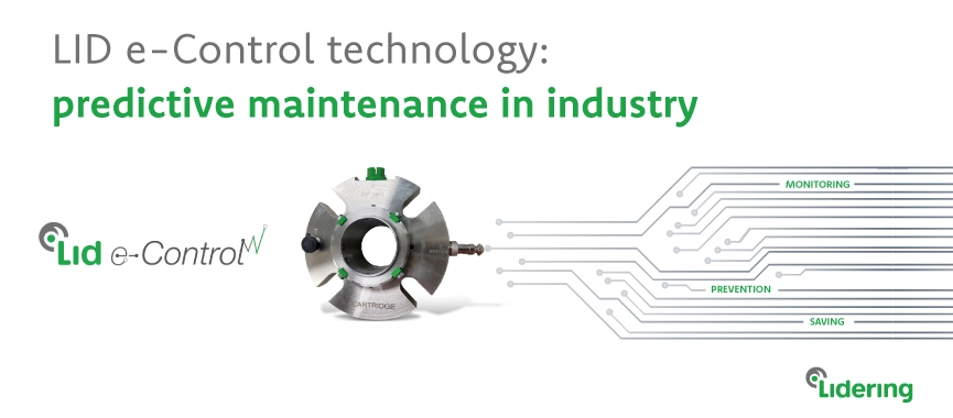 LID e-Control technology for predictive maintenance in industry with monitoring and prevention