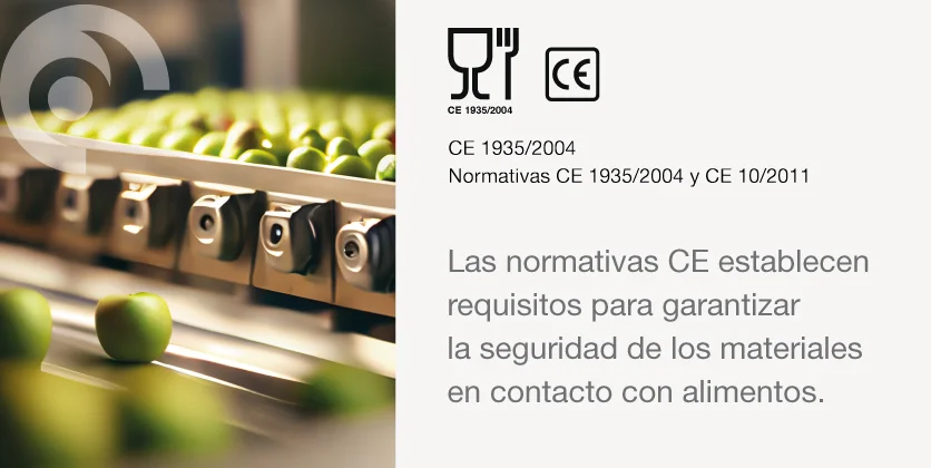 Normativas CE para la seguridad de materiales en contacto con alimentos