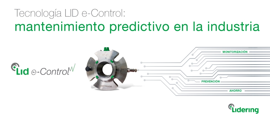 Tecnología LID e-Control para mantenimiento predictivo en la industria con monitoreo avanzado.