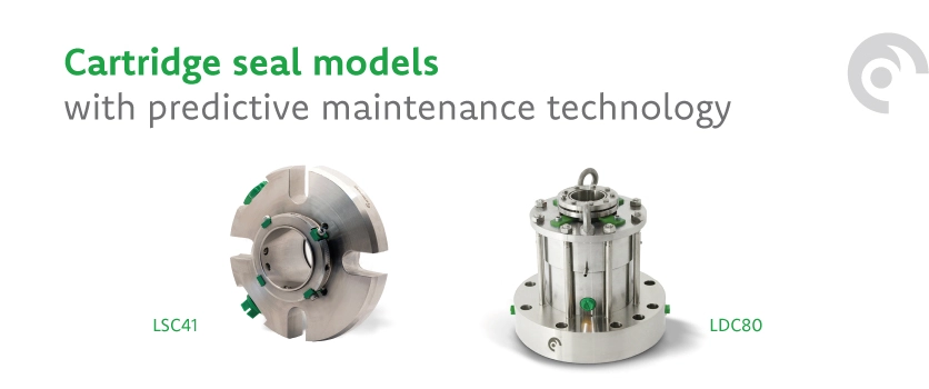 Cartridge seal models LSC41 and LDC80 with predictive maintenance technology